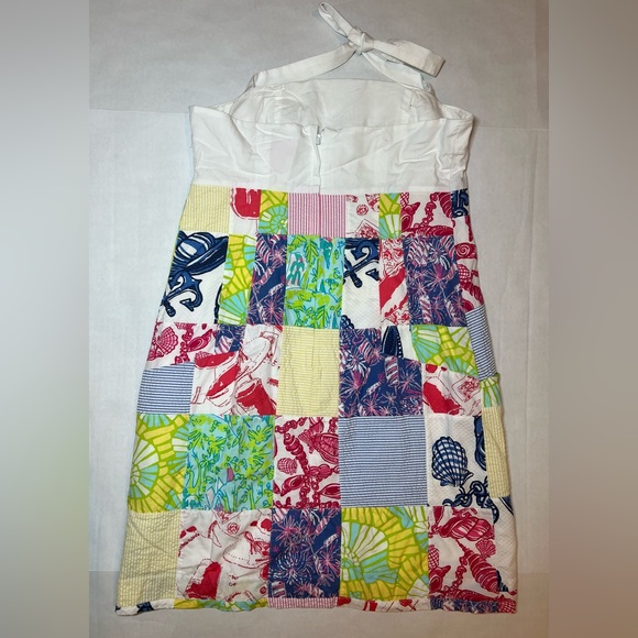 Lilly Pulitzer Yesenia Square One Sewn Patchwork Sleeveless Dress Size 6 - Picture 9 of 9